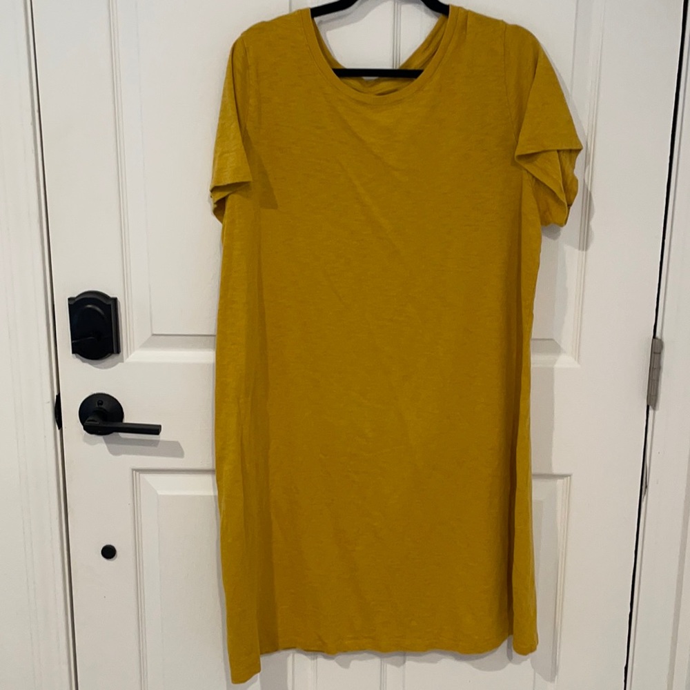 Chartreuse Universal Thread t-shirt dress